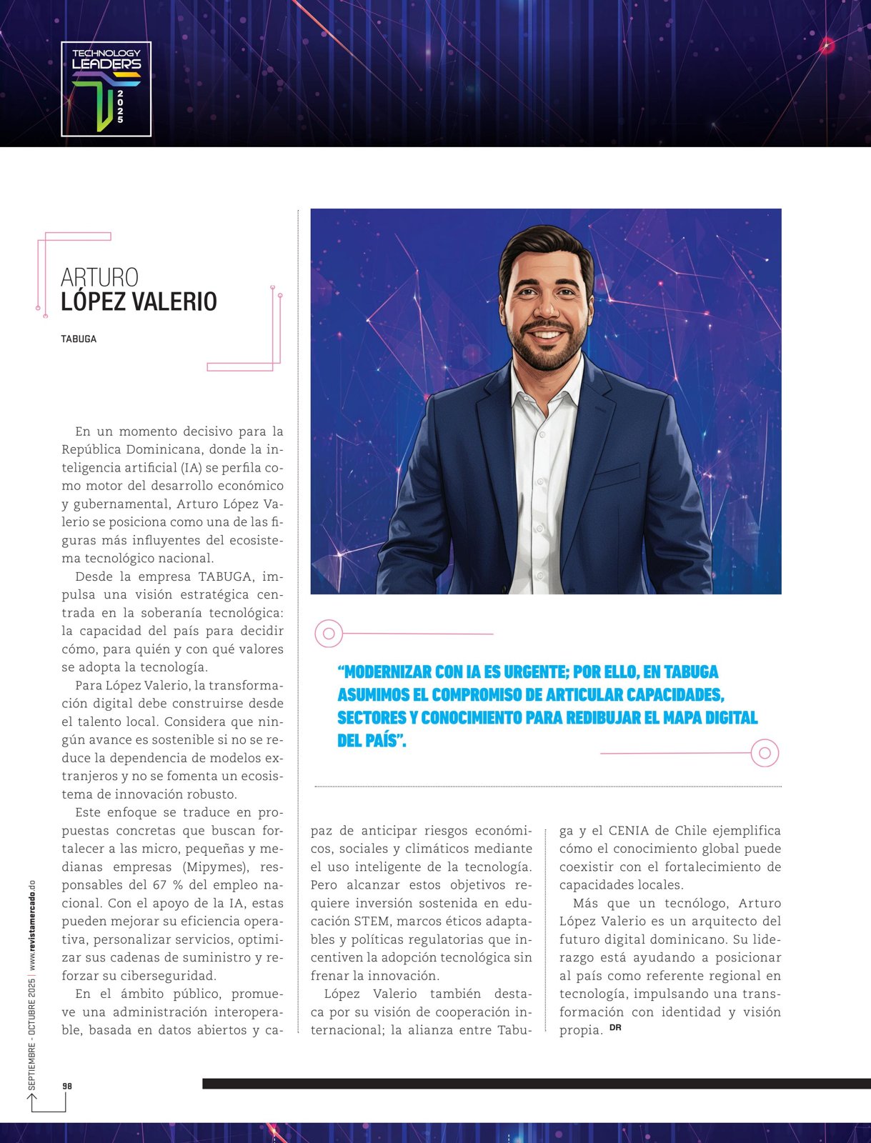 Technology Leaders 2025: Arturo López Valerio y la soberanía tecnológica