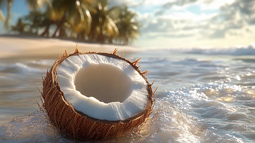 ¿Por dónde le entra el agua al coco?