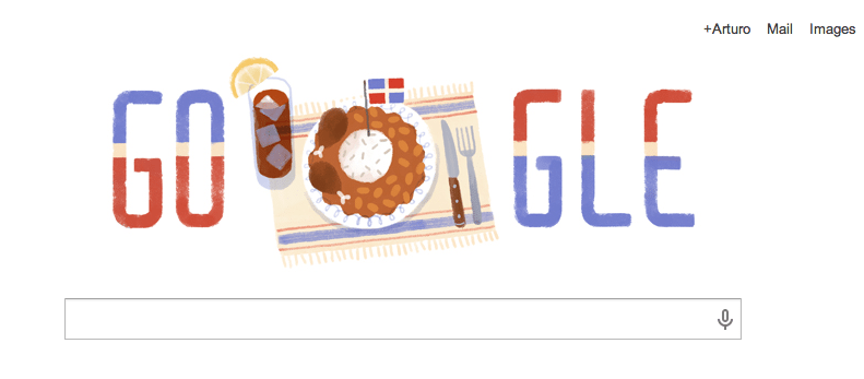 Cómo conectar con tu audiencia: Doodle de @google en el día de Independencia