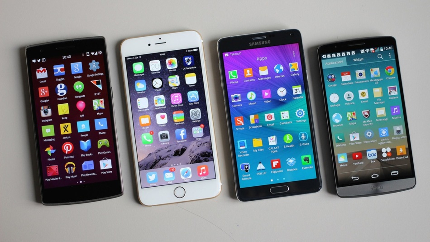 Phablets grandes teléfonos inteligentes cuyas ventas crecen