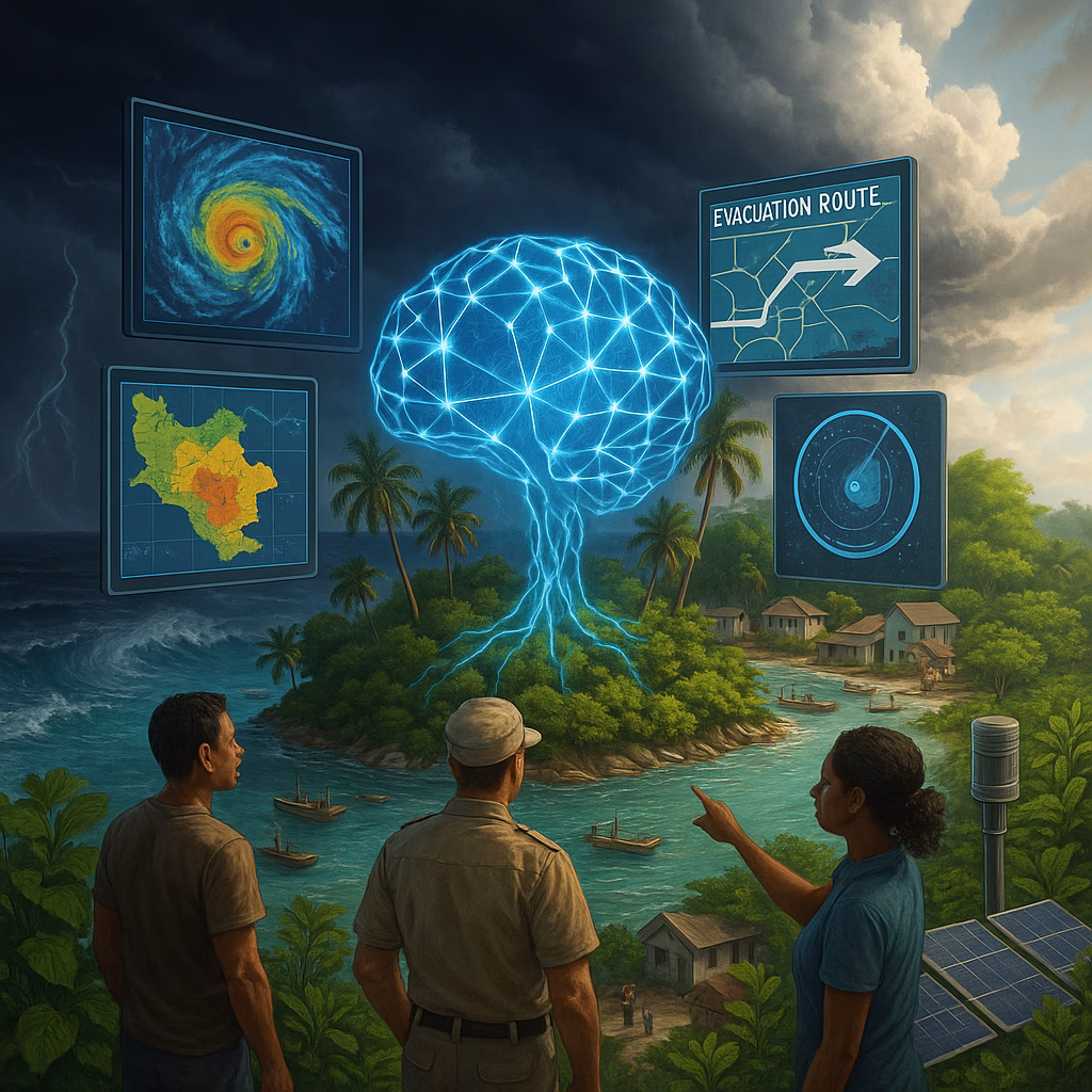 Inteligencia Artificial para la adaptación al cambio climático y la resiliencia ante desastres en la República Dominicana y el Caribe